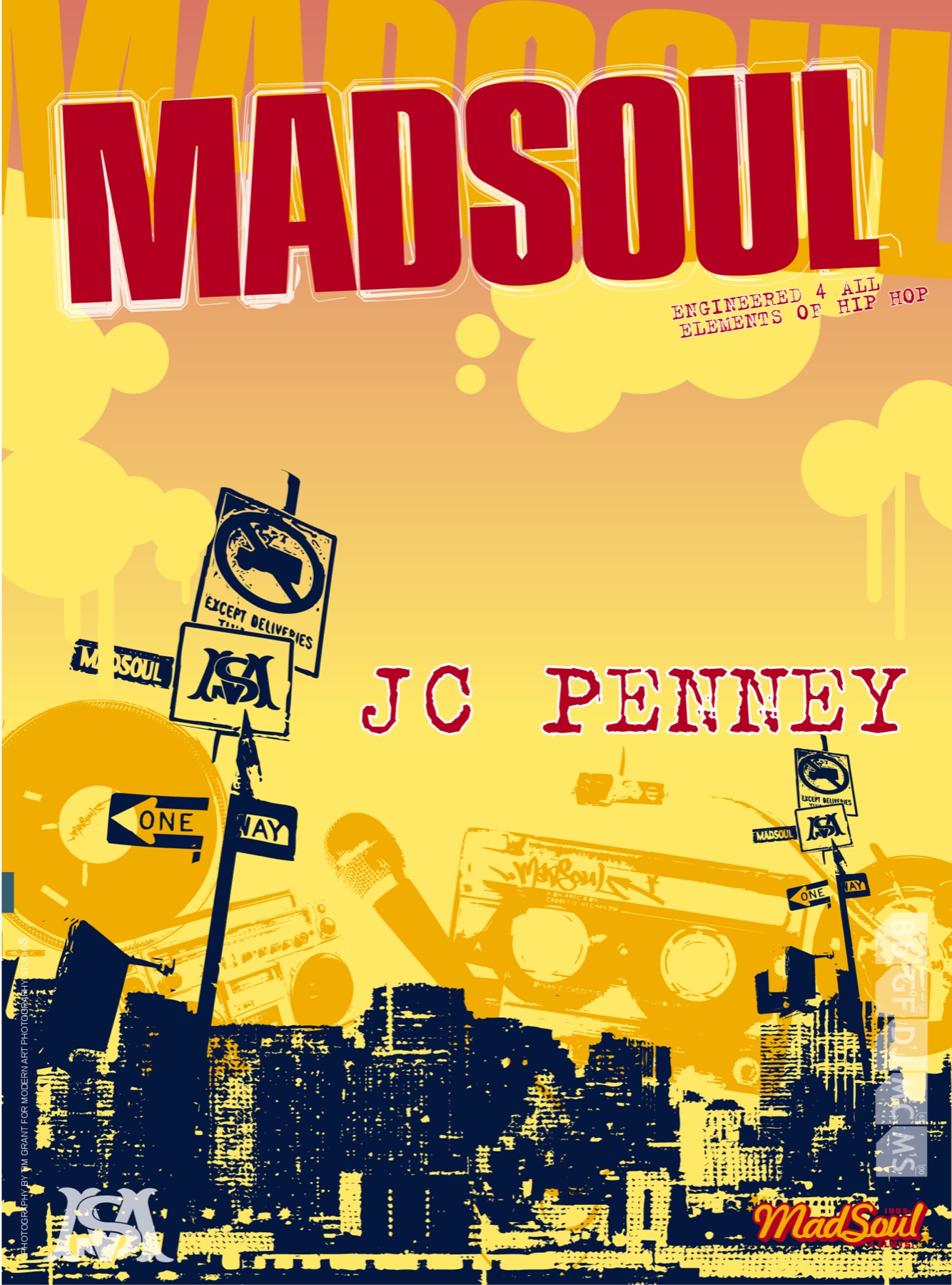 JCPenney presentation cover reading Madsoul, Engineered 4 All Elements of Hip Hop