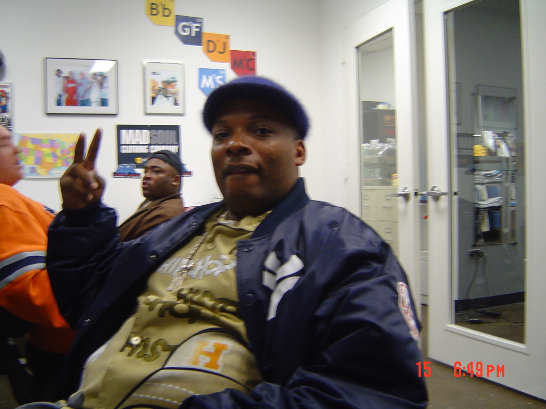 Madsoul office wall with element pennants B'b GF DJ MC MS